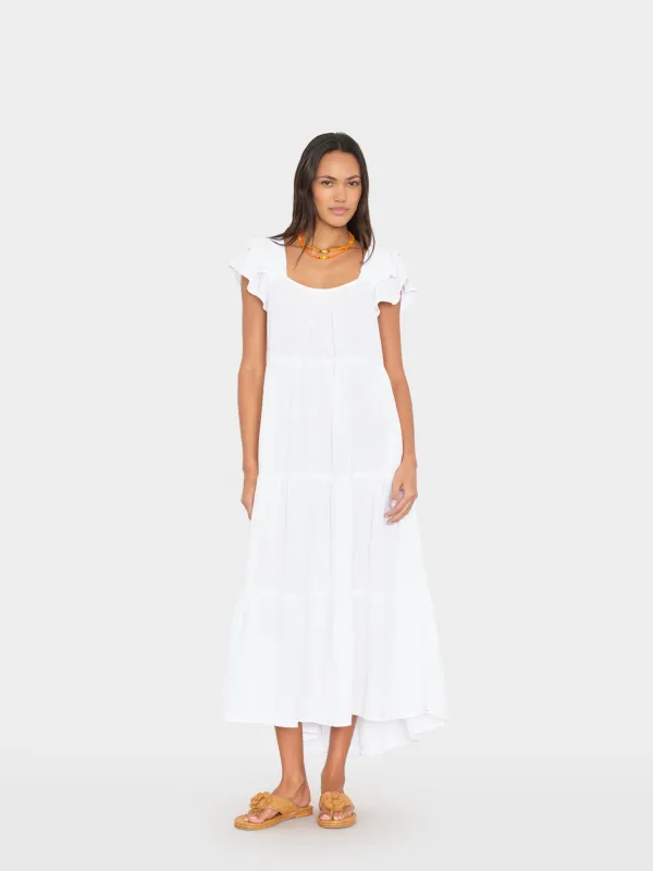White Jaynie Dress made by XiRENA