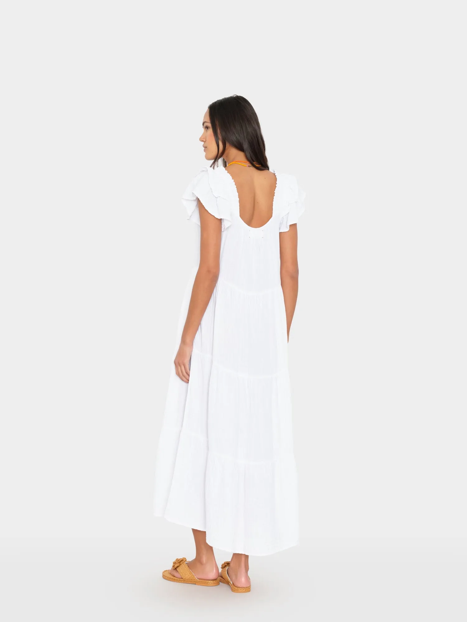 White Jaynie Dress sold by XiRENA product image thumbnail 3