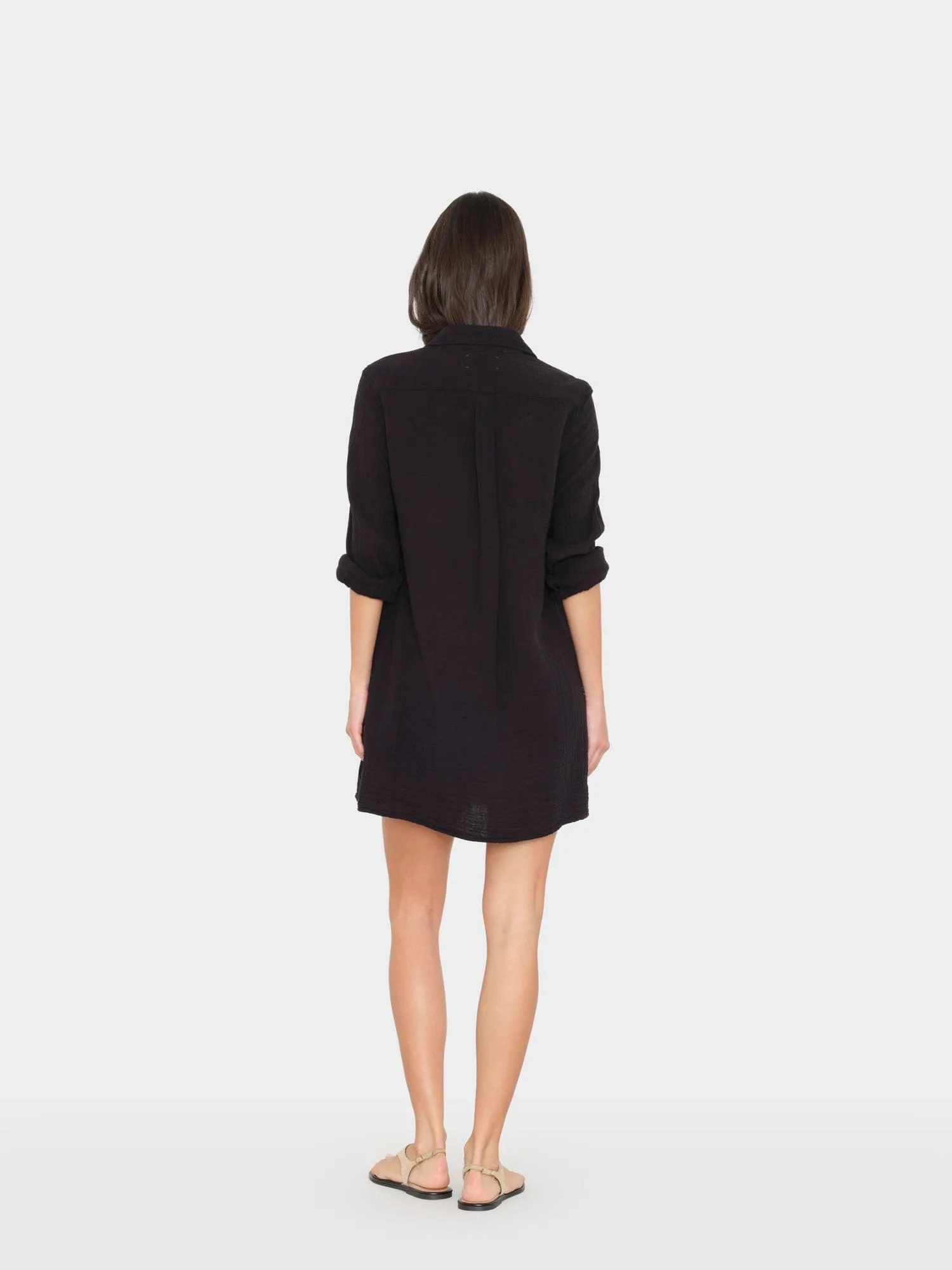 Black Bobby Gauze Dress sold by XiRENA product image thumbnail 2