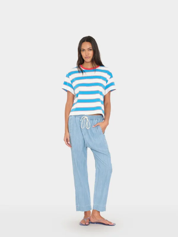 Slate Sky Draper Pant made by XiRENA