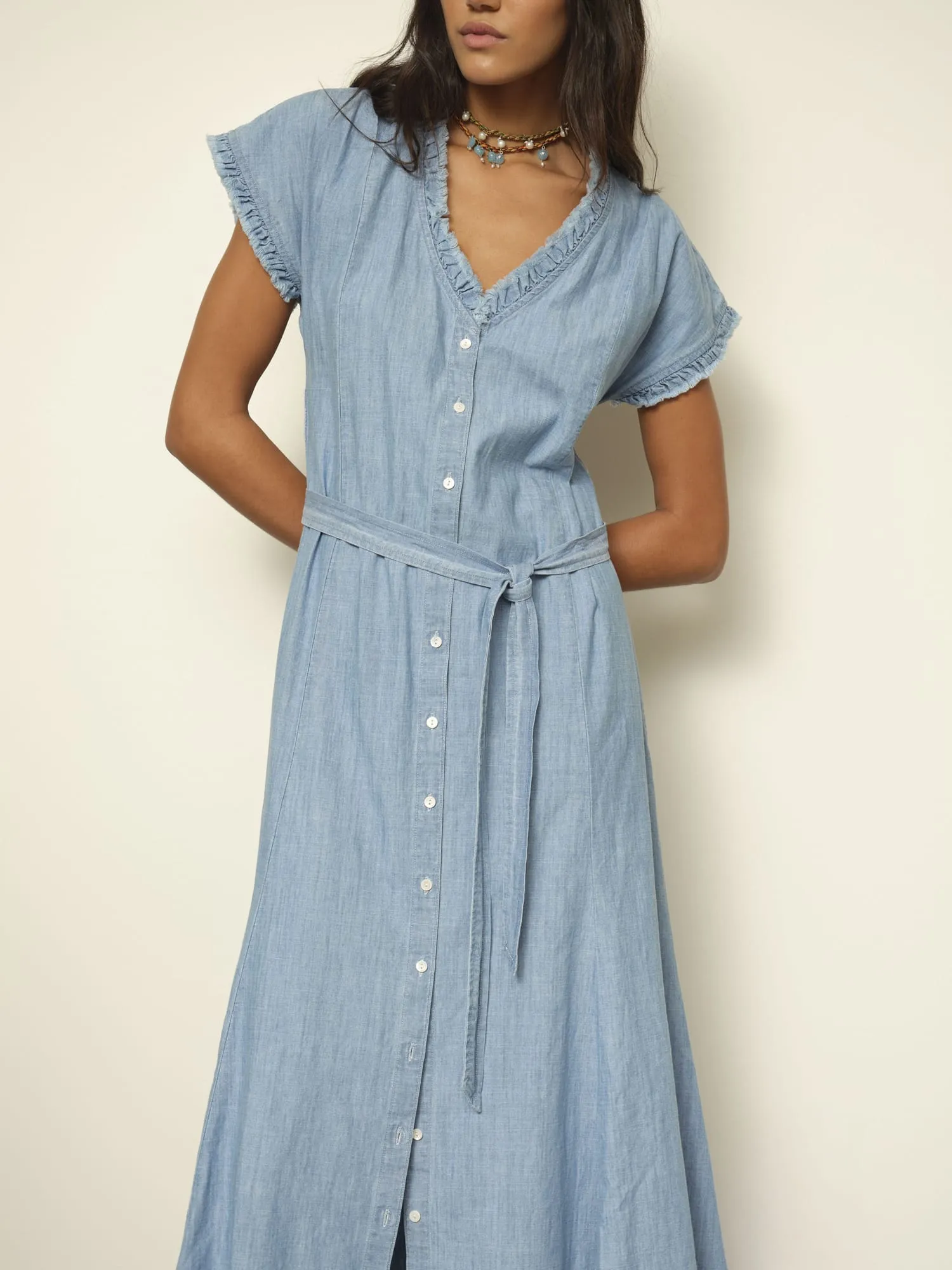 Slate Sky Dixie Dress sold by XiRENA product image thumbnail 4