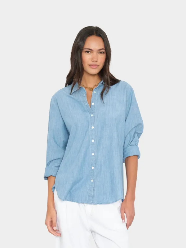 Slate Sky Beau Shirt made by XiRENA