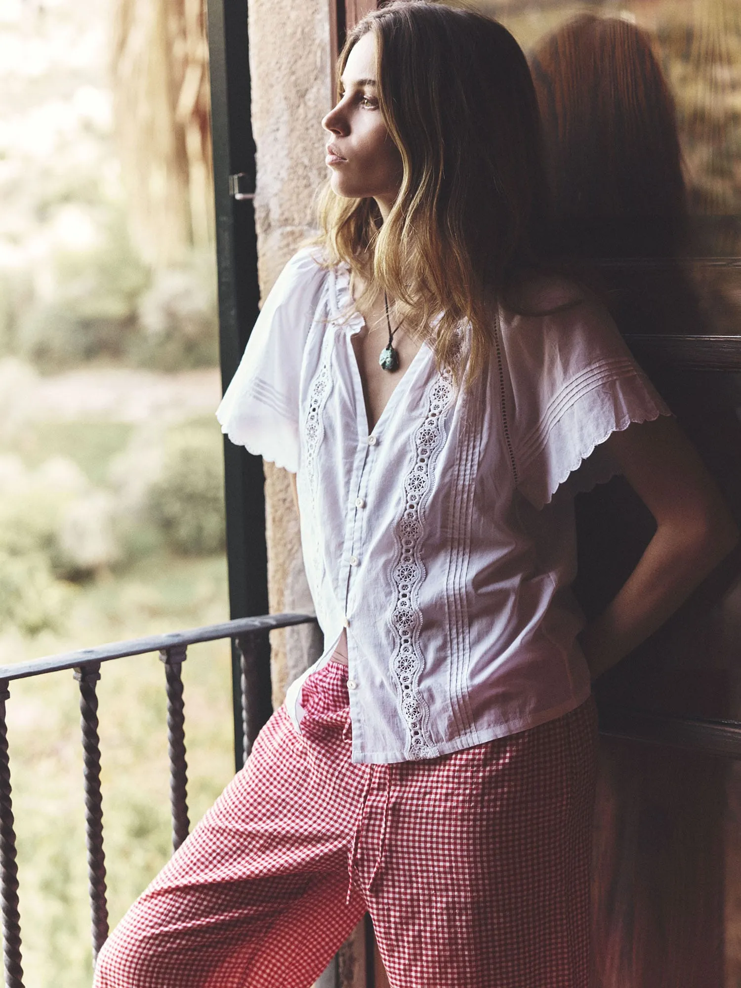 White Bianca Shirt sold by XiRENA product image thumbnail 2