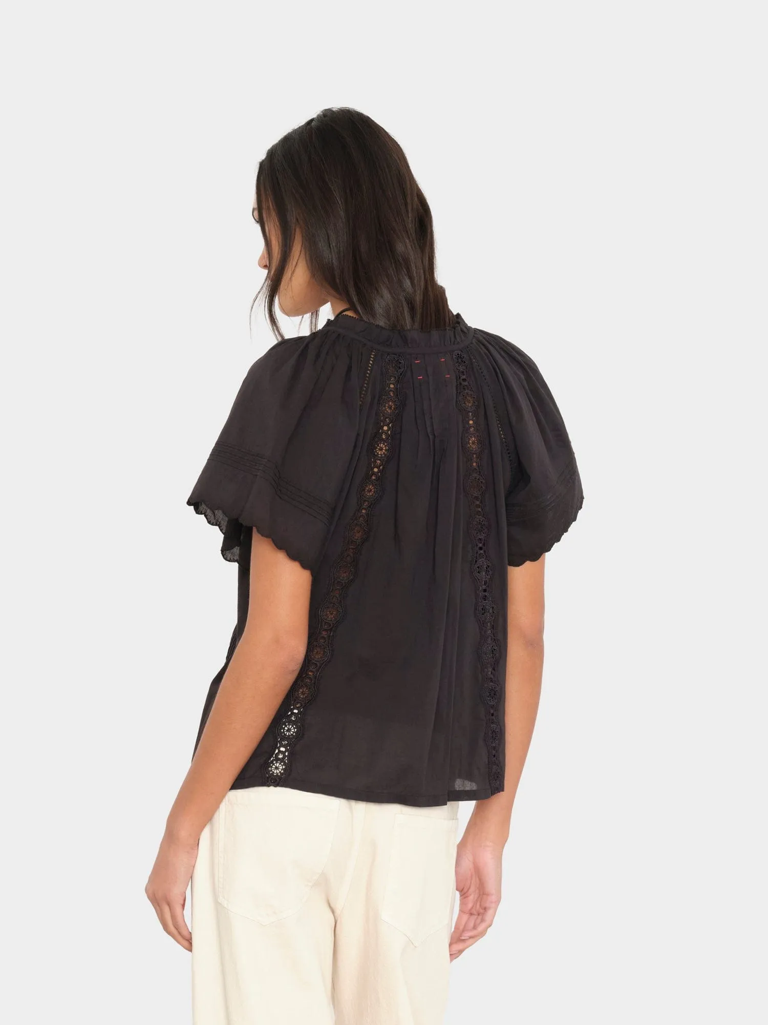 Black Bianca Shirt sold by XiRENA product image thumbnail 2