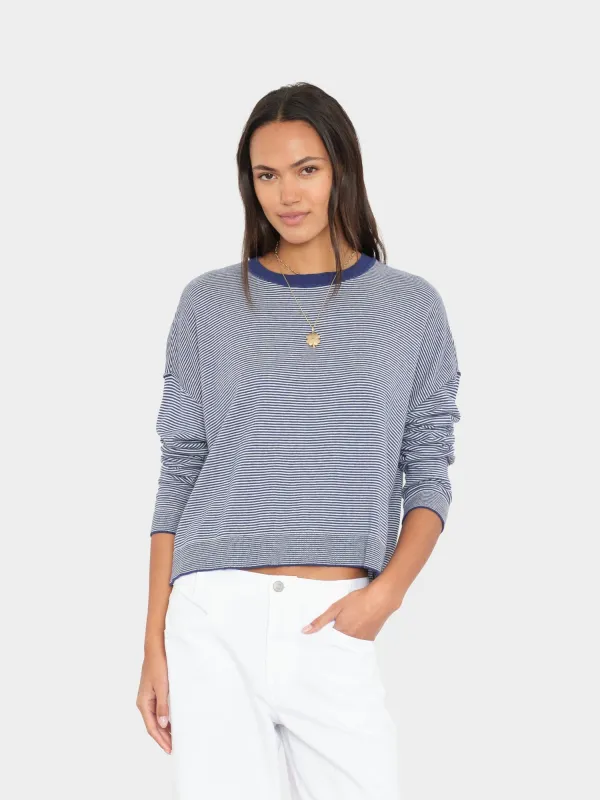 Marine Salt Sparrow Sweater made by XiRENA