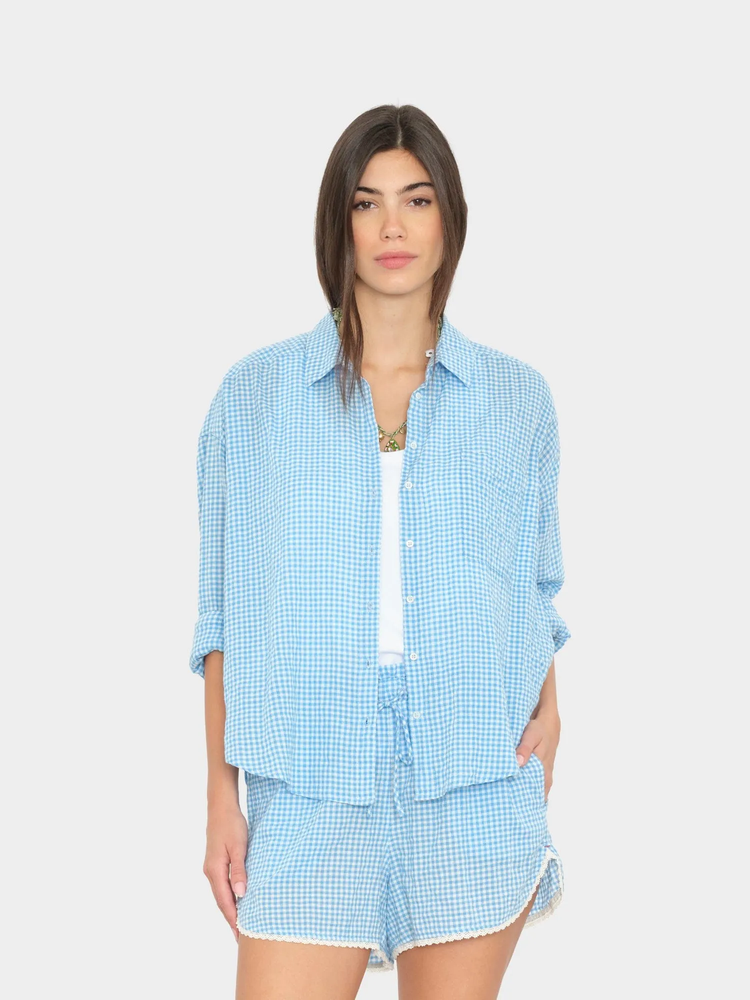 Pacific Blue Jordy Shirt sold by XiRENA