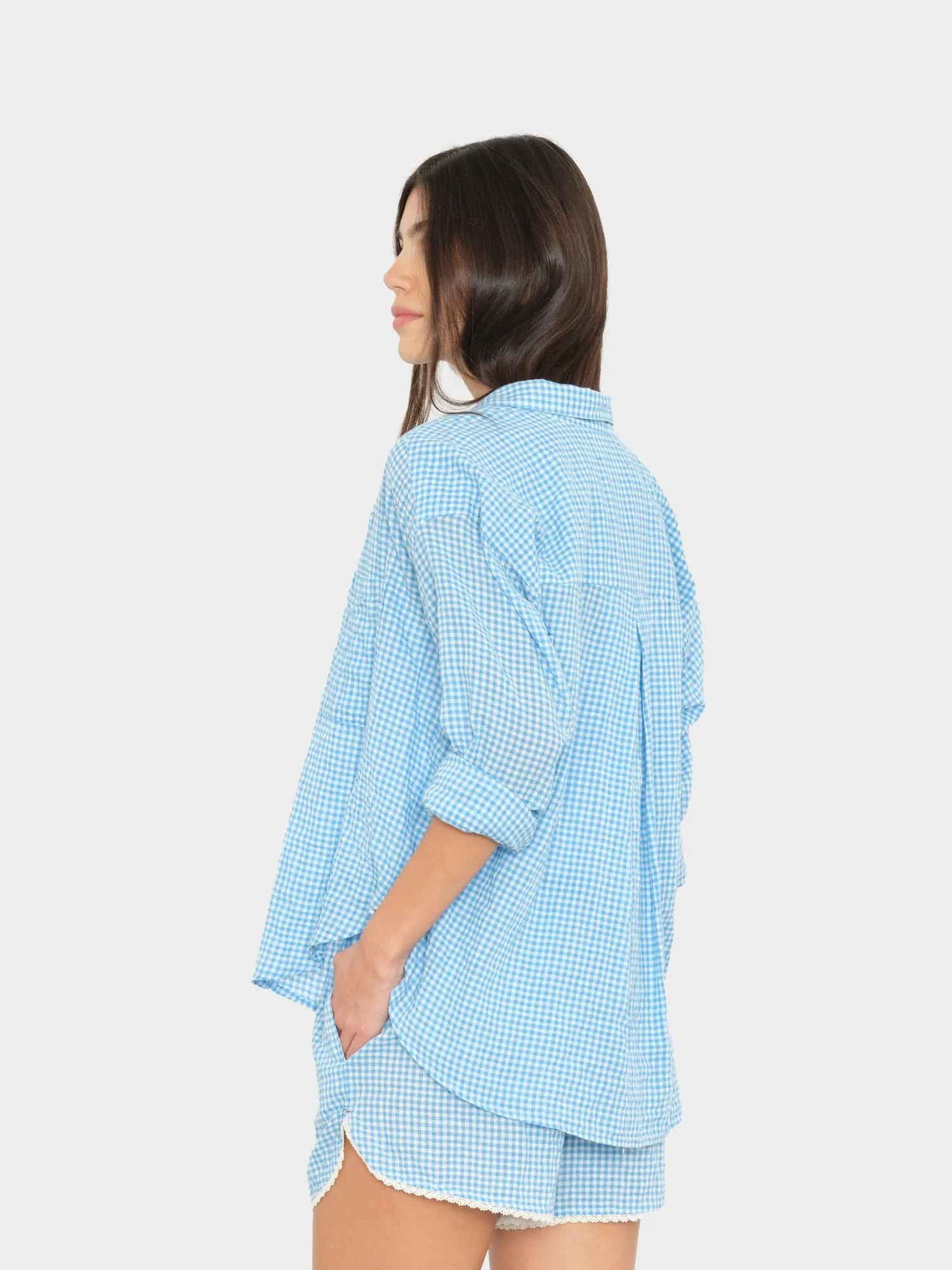 Pacific Blue Jordy Shirt sold by XiRENA product image thumbnail 3