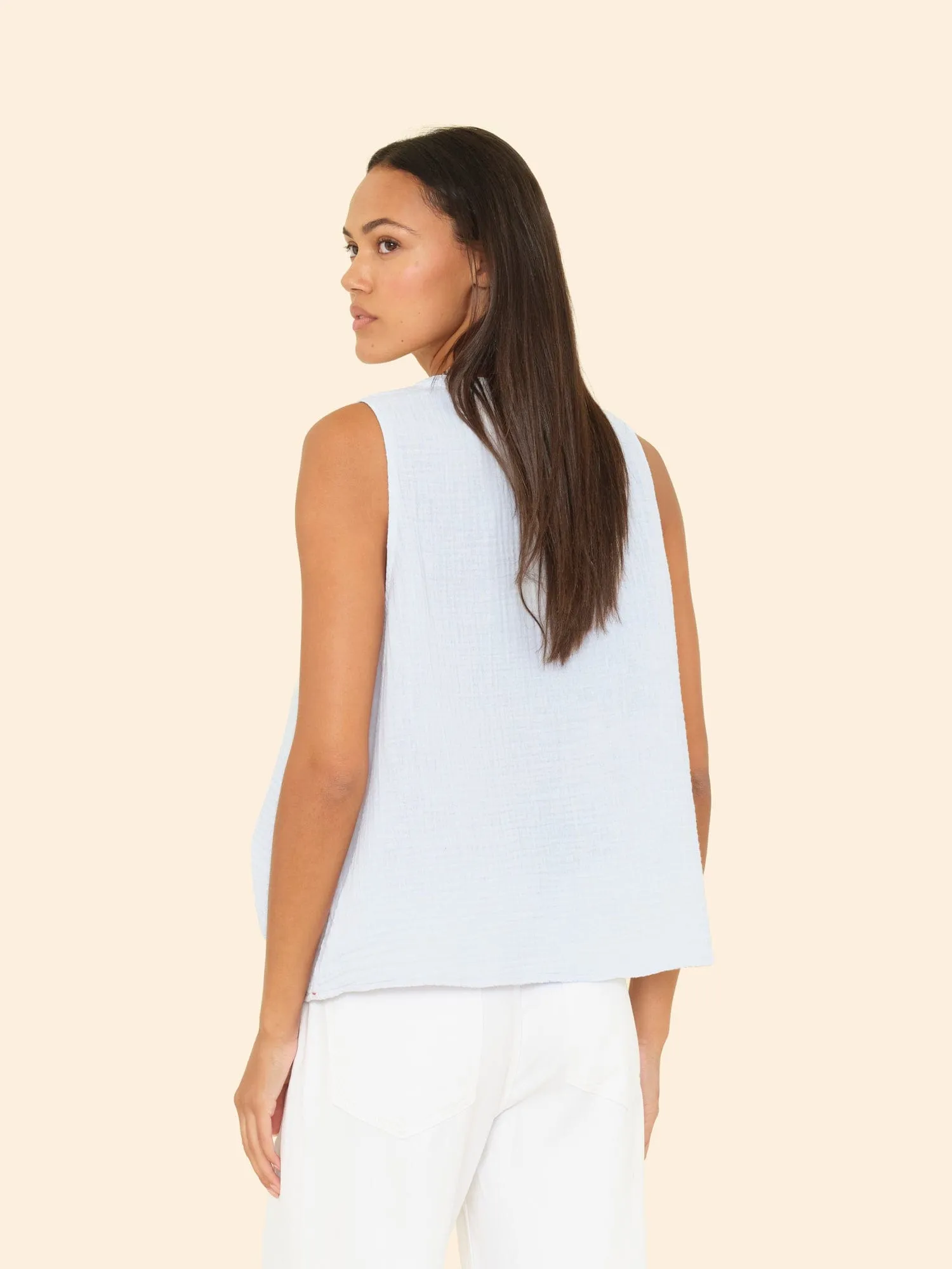 Pale Sky Tish Top sold by XiRENA product image thumbnail 2
