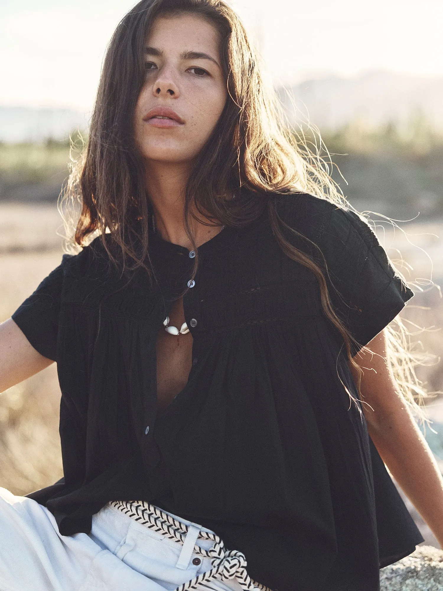 Black Louelle Top sold by XiRENA product image thumbnail 2