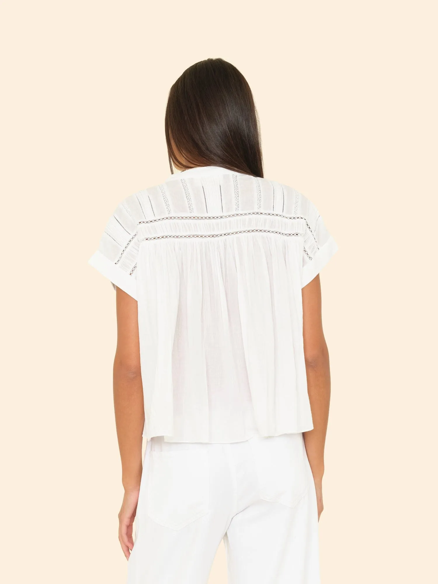 White Louelle Top sold by XiRENA product image thumbnail 2