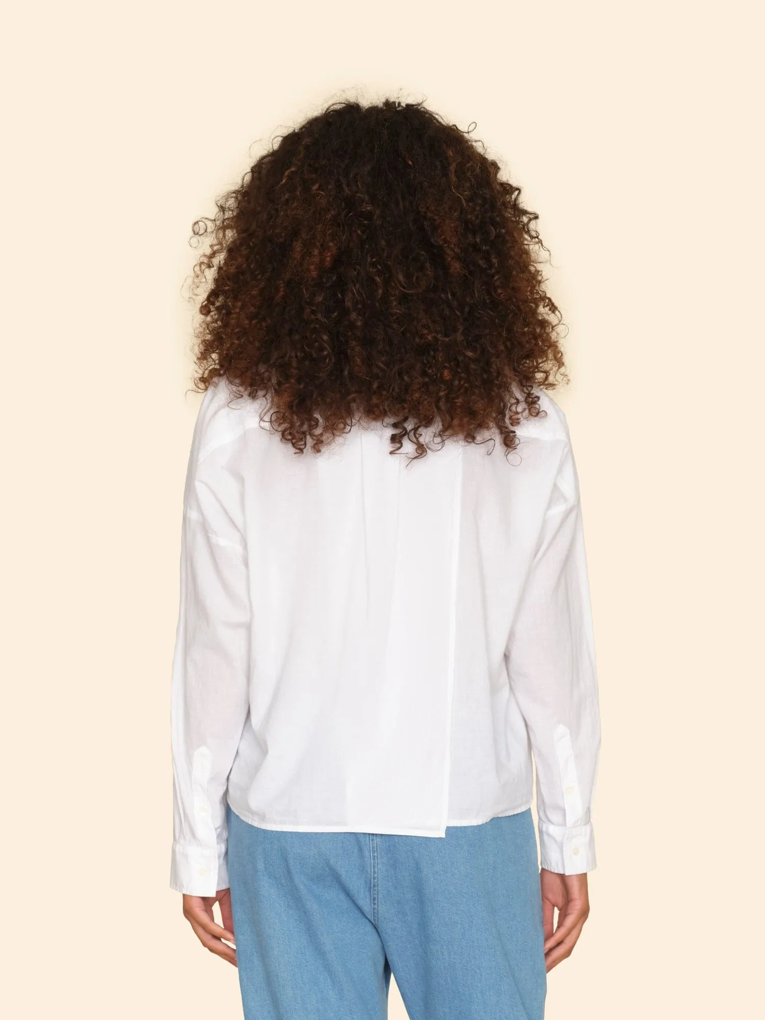White Riley Shirt sold by XiRENA product image thumbnail 3
