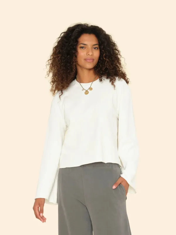 Alabaster Duke Terry Sweatshirt made by XiRENA