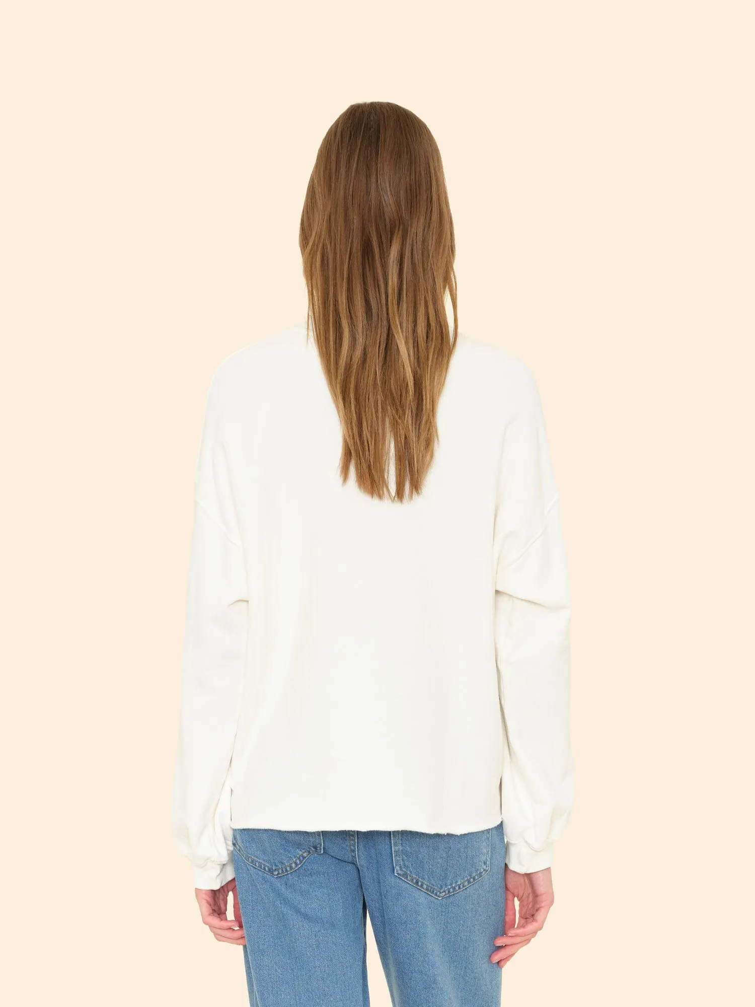 Alabaster Honor Terry Sweatshirt sold by XiRENA product image thumbnail 2