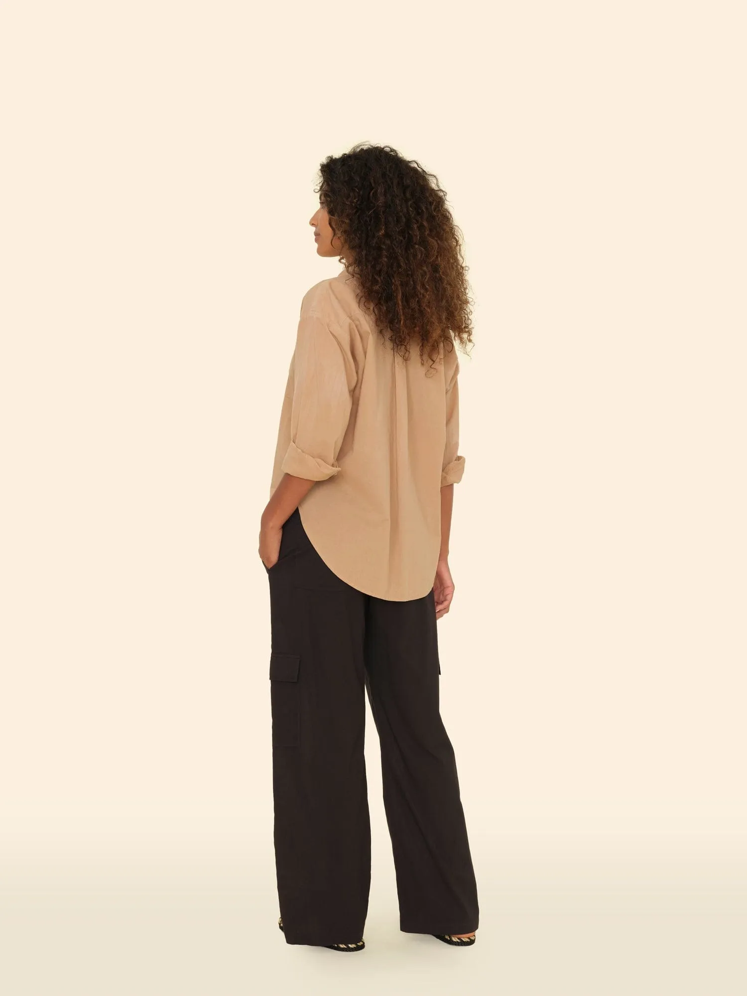 Black Cargo Pant sold by XiRENA product image thumbnail 2