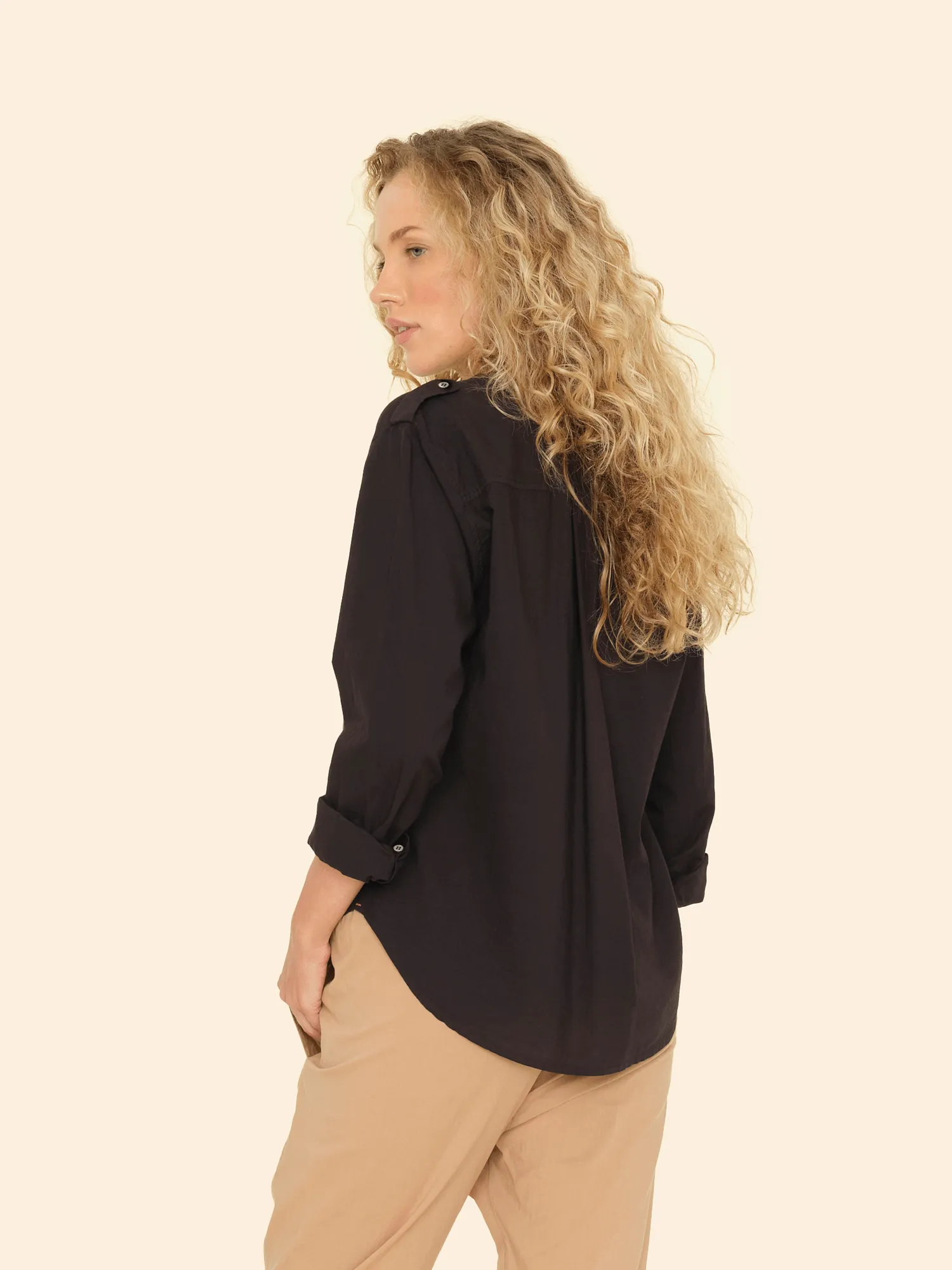 Black Phoebe Shirt sold by XiRENA product image thumbnail 2