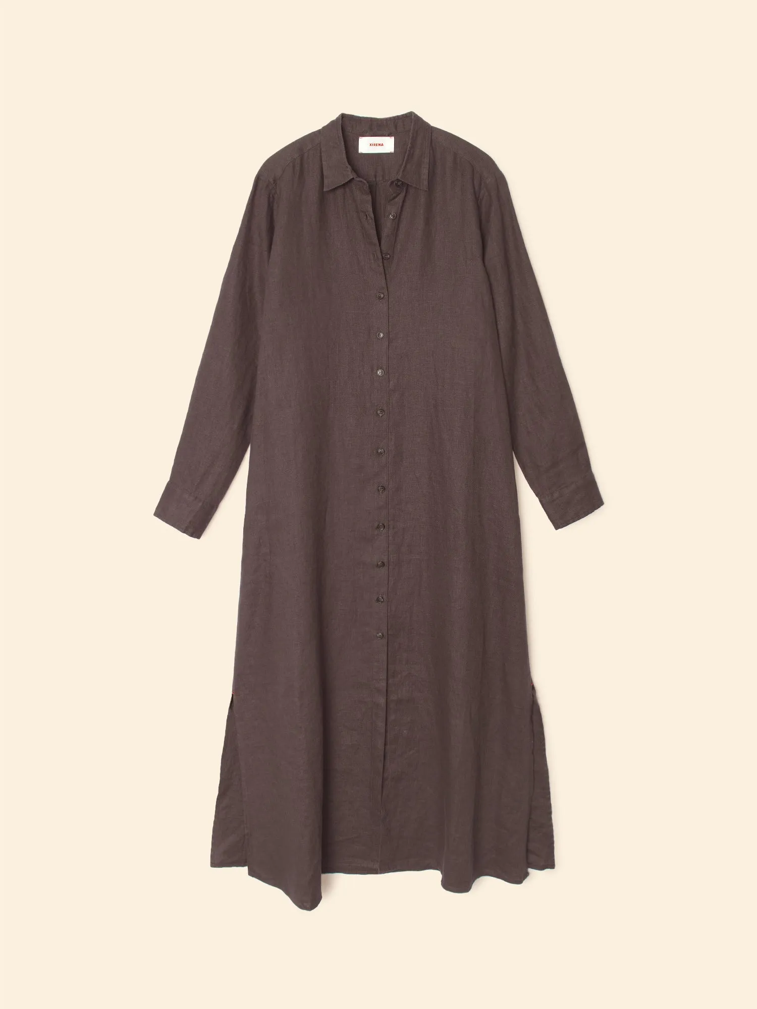 Black Quartz Boden Linen Dress sold by XiRENA product image thumbnail 3