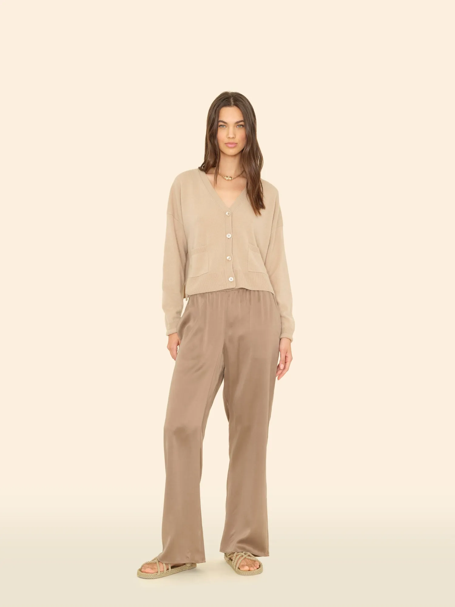Cool Bronze Bella Silk Pant sold by XiRENA