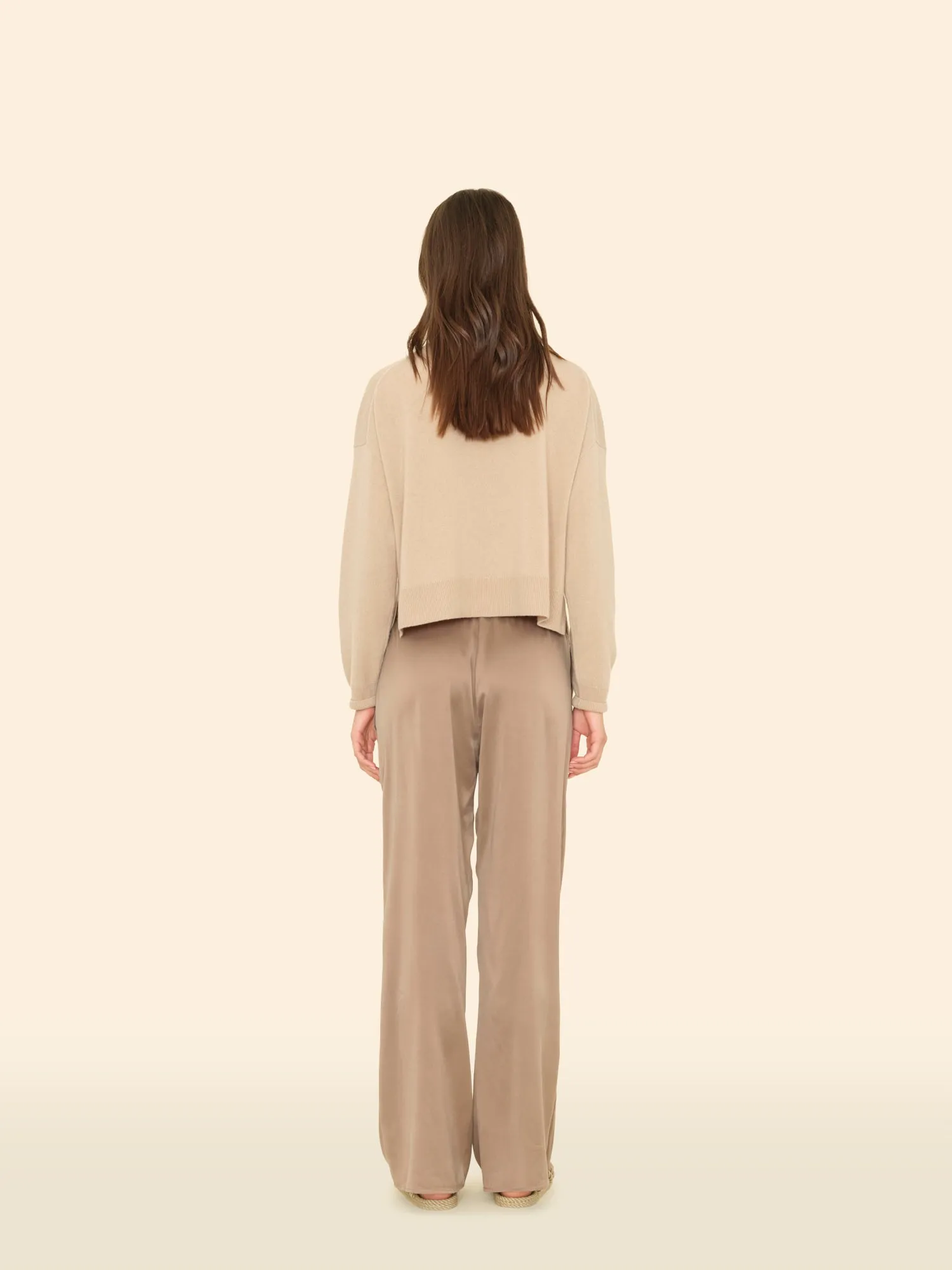 Cool Bronze Bella Silk Pant sold by XiRENA product image thumbnail 3
