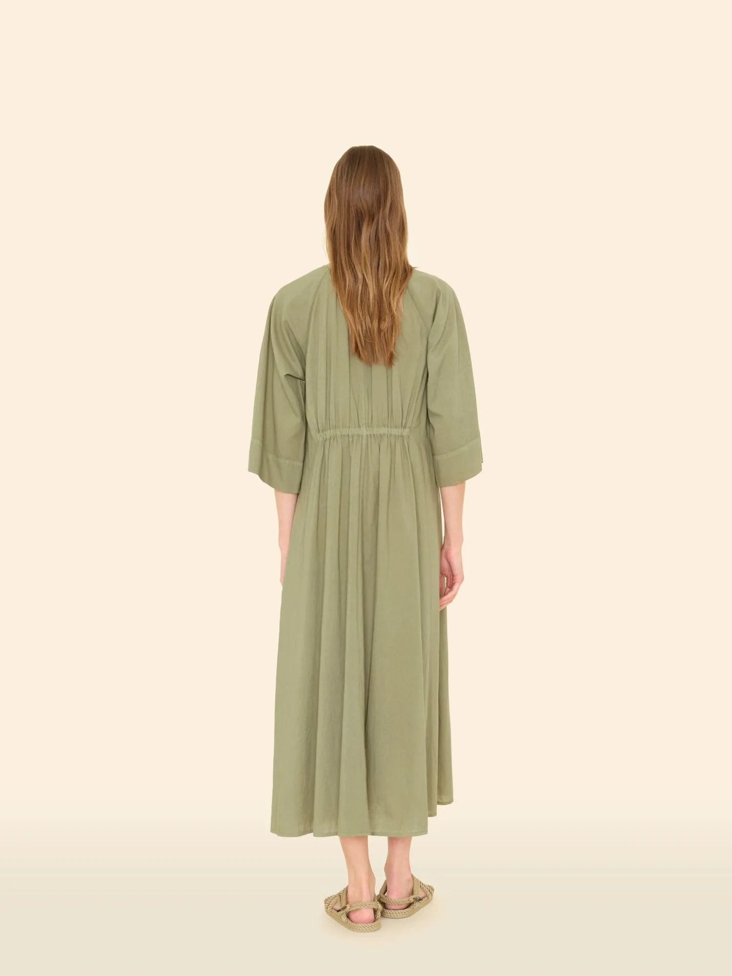 Dark Seagrass Angela Dress sold by XiRENA product image thumbnail 2