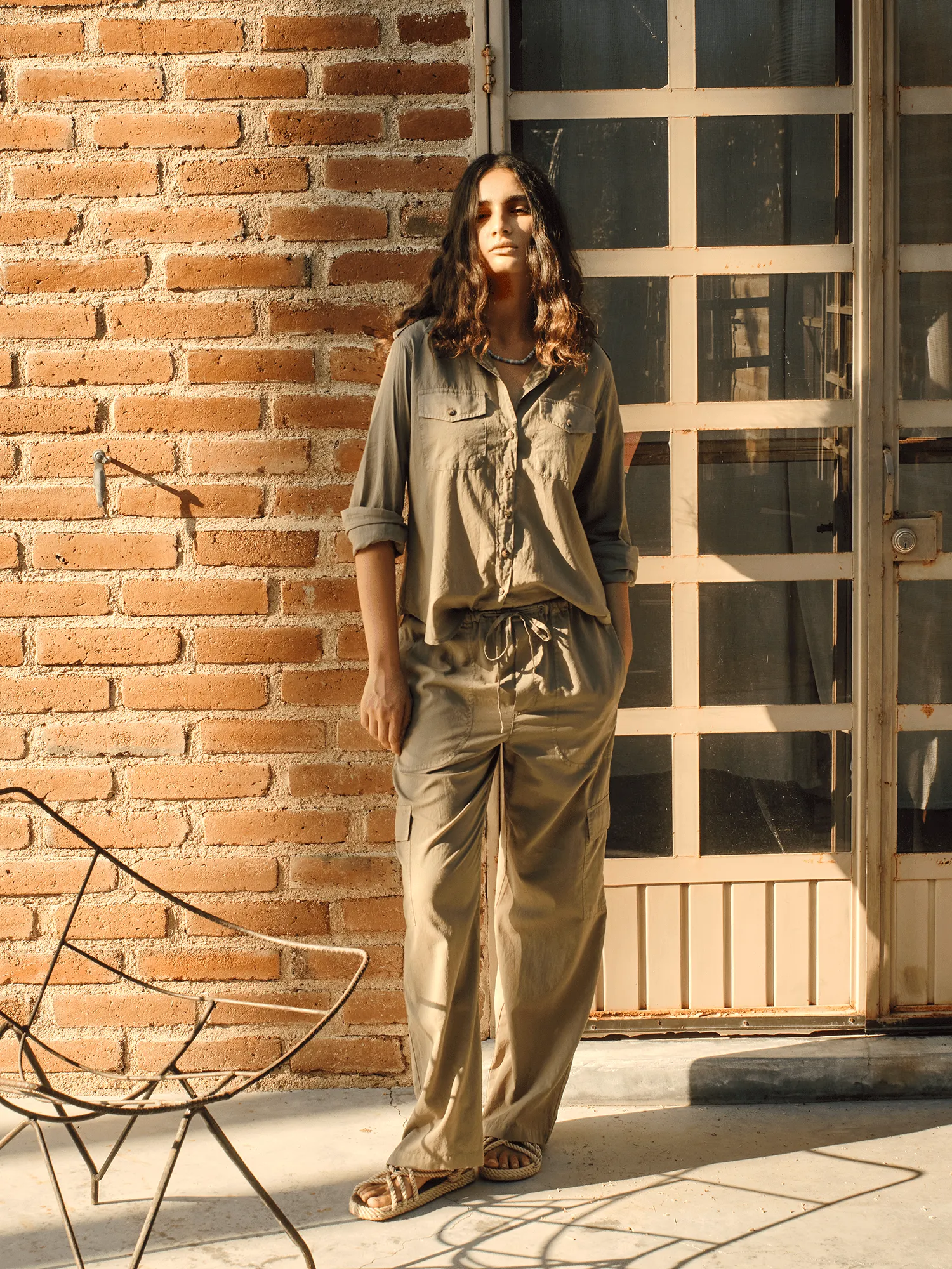 Dark Seagrass Cargo Pant sold by XiRENA product image thumbnail 2