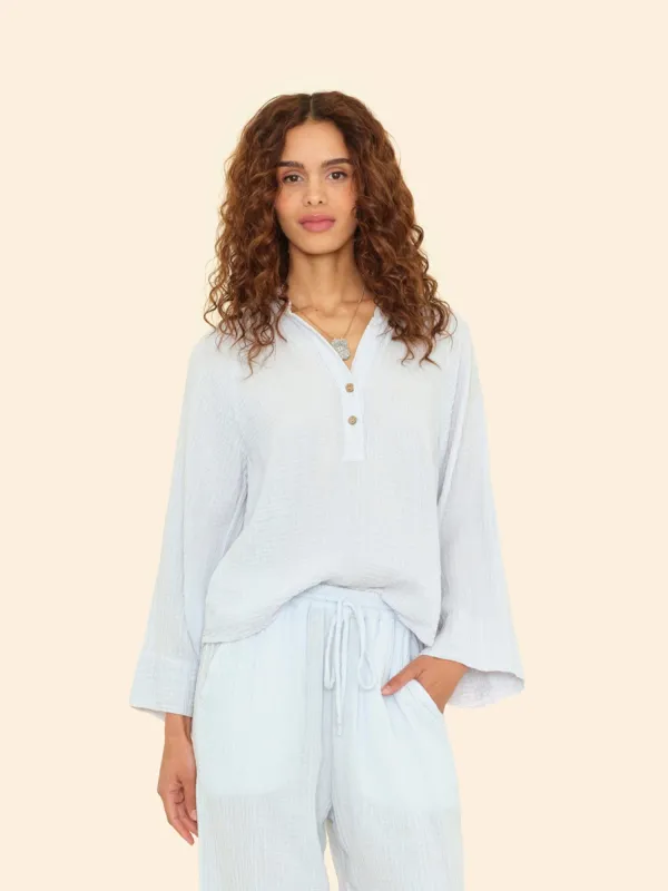 Pale Sky Carli Top made by XiRENA