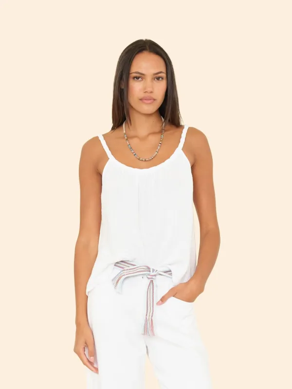 White Brandi Top made by XiRENA