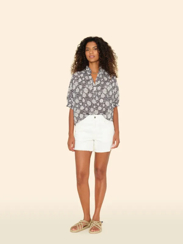 White Hailey Denim Short made by XiRENA