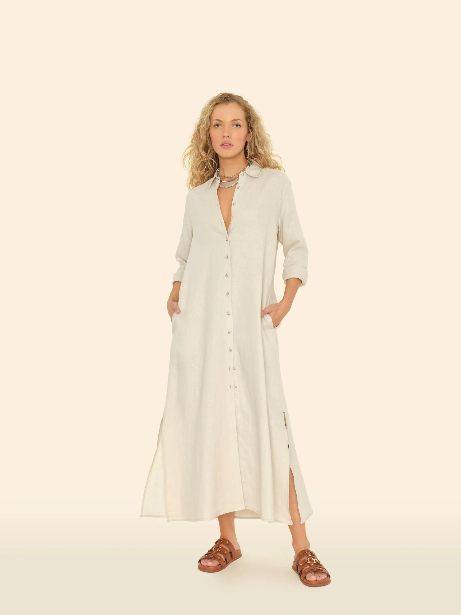Winds Boden Linen Dress sold by XiRENA