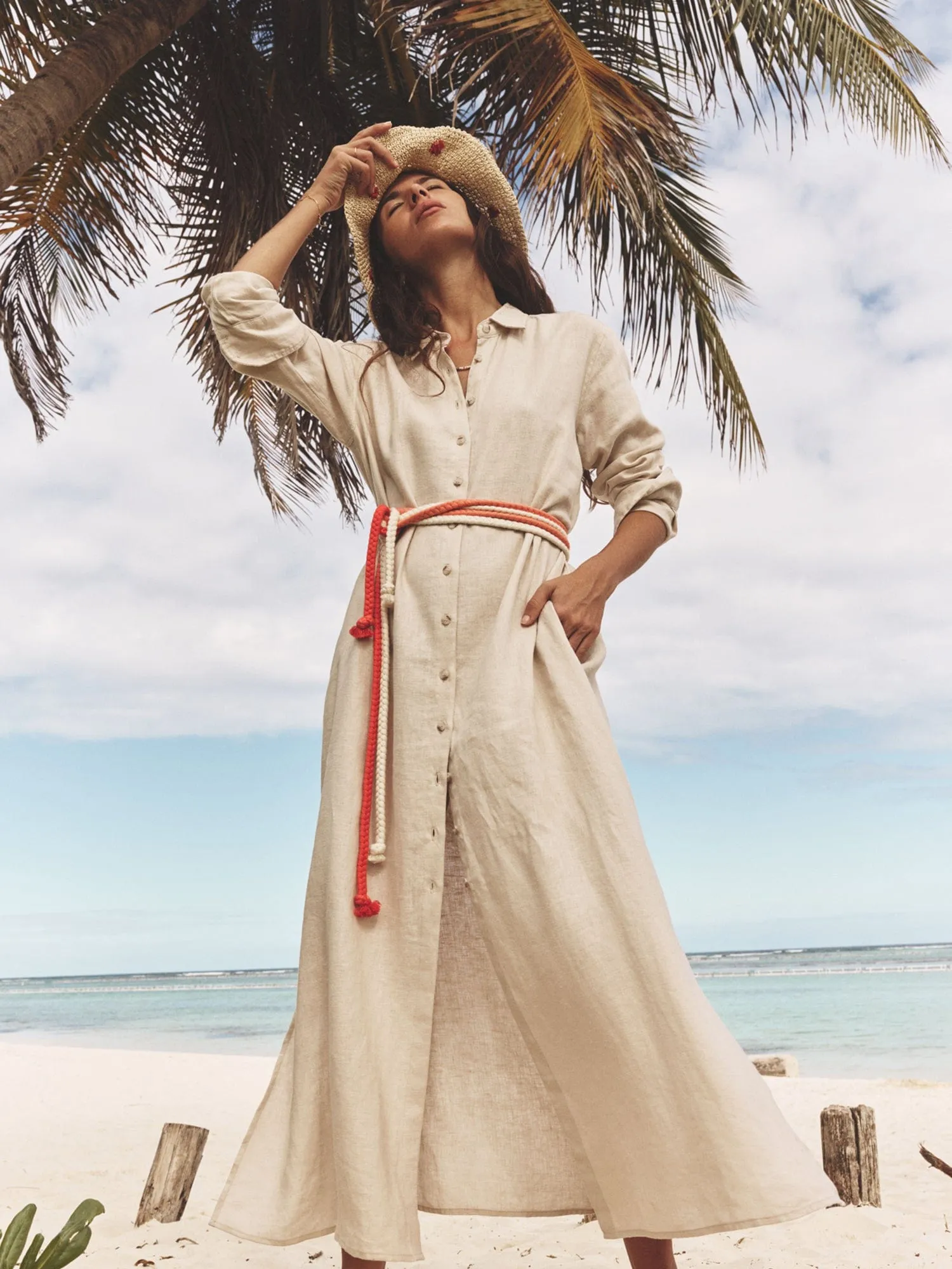 Winds Boden Linen Dress sold by XiRENA product image thumbnail 2