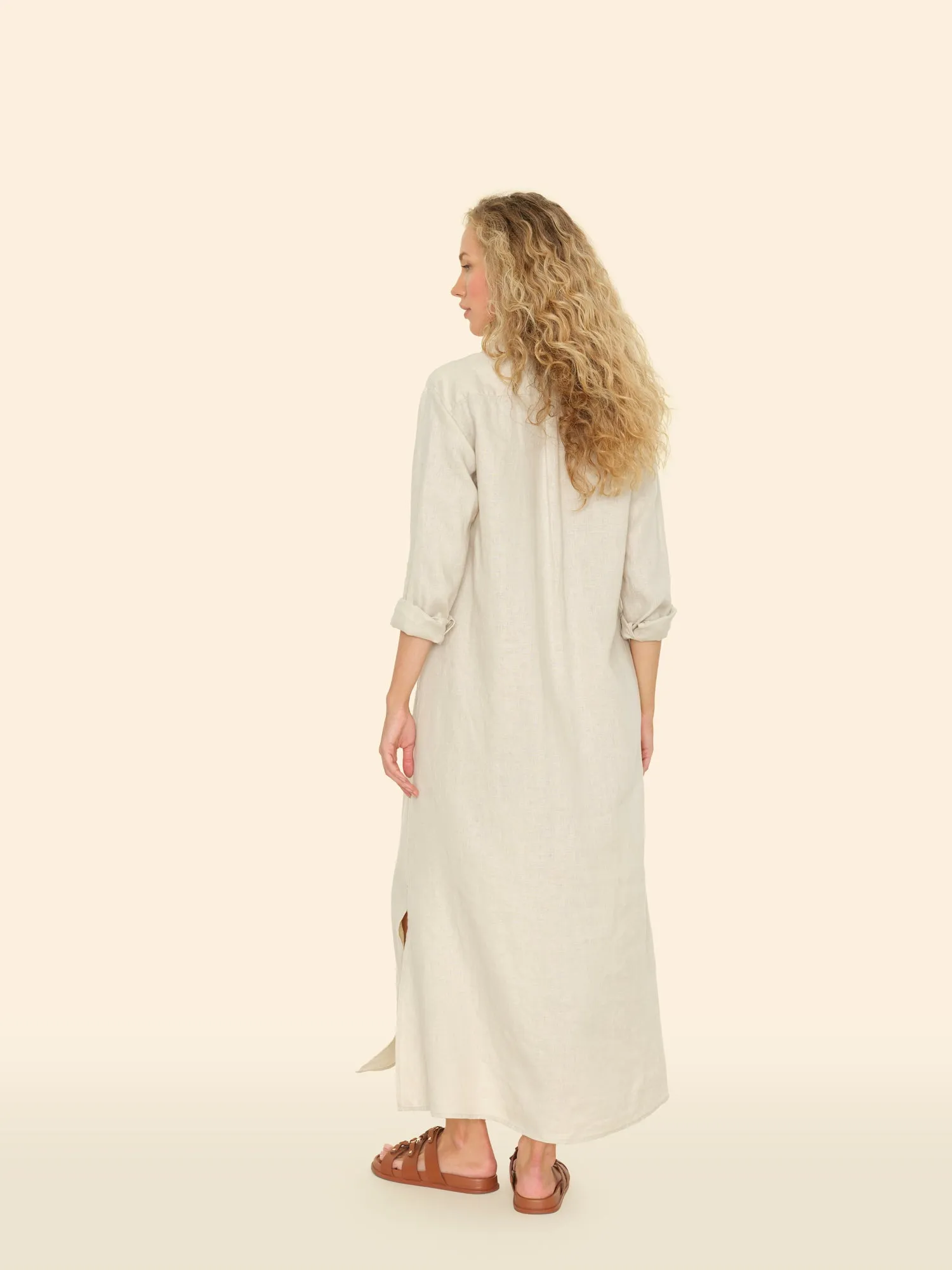 Winds Boden Linen Dress sold by XiRENA product image thumbnail 3