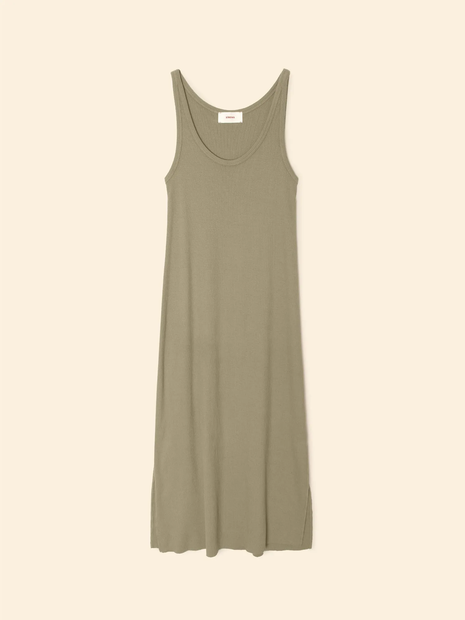 Dark Seagrass Beckett Dress sold by XiRENA