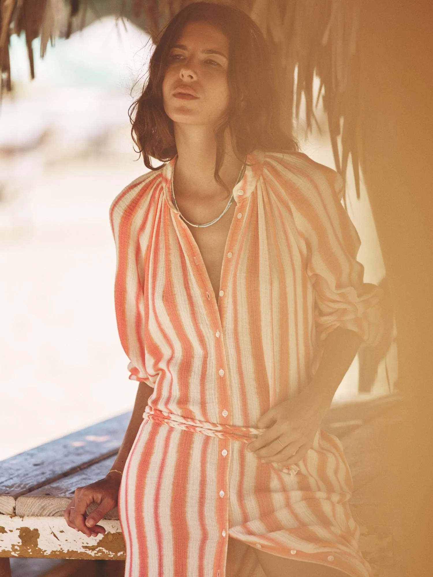 Sunset Pink Alicia Dress sold by XiRENA product image thumbnail 4