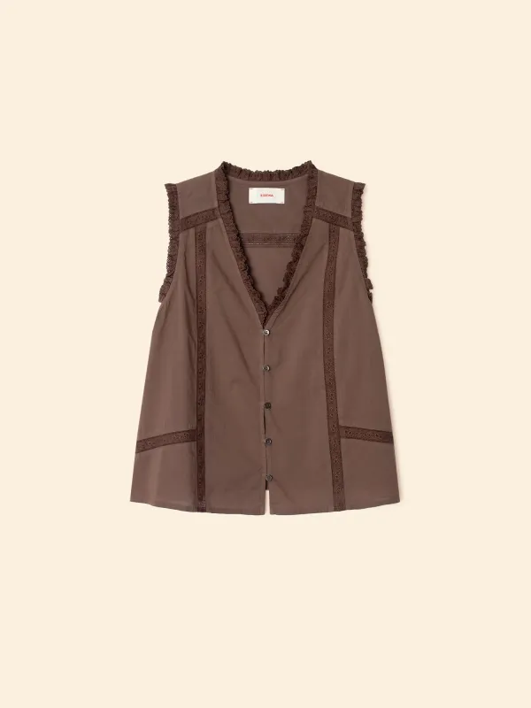 Chocolat Louise Top made by XiRENA