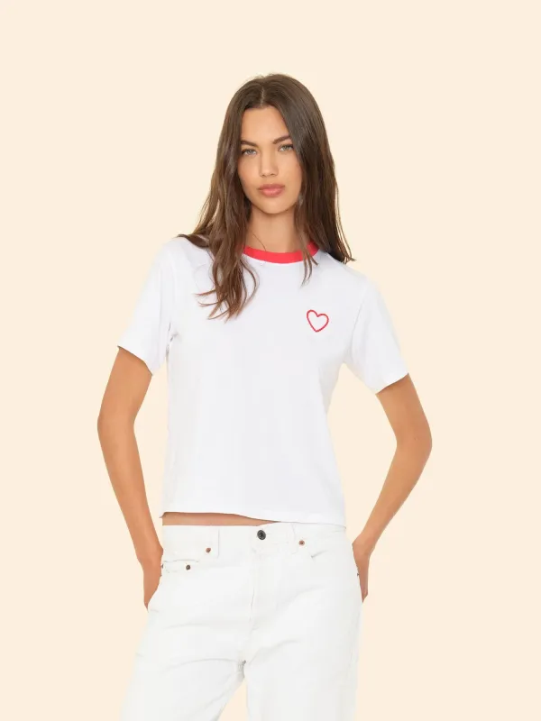 White Marie Tee made by XiRENA