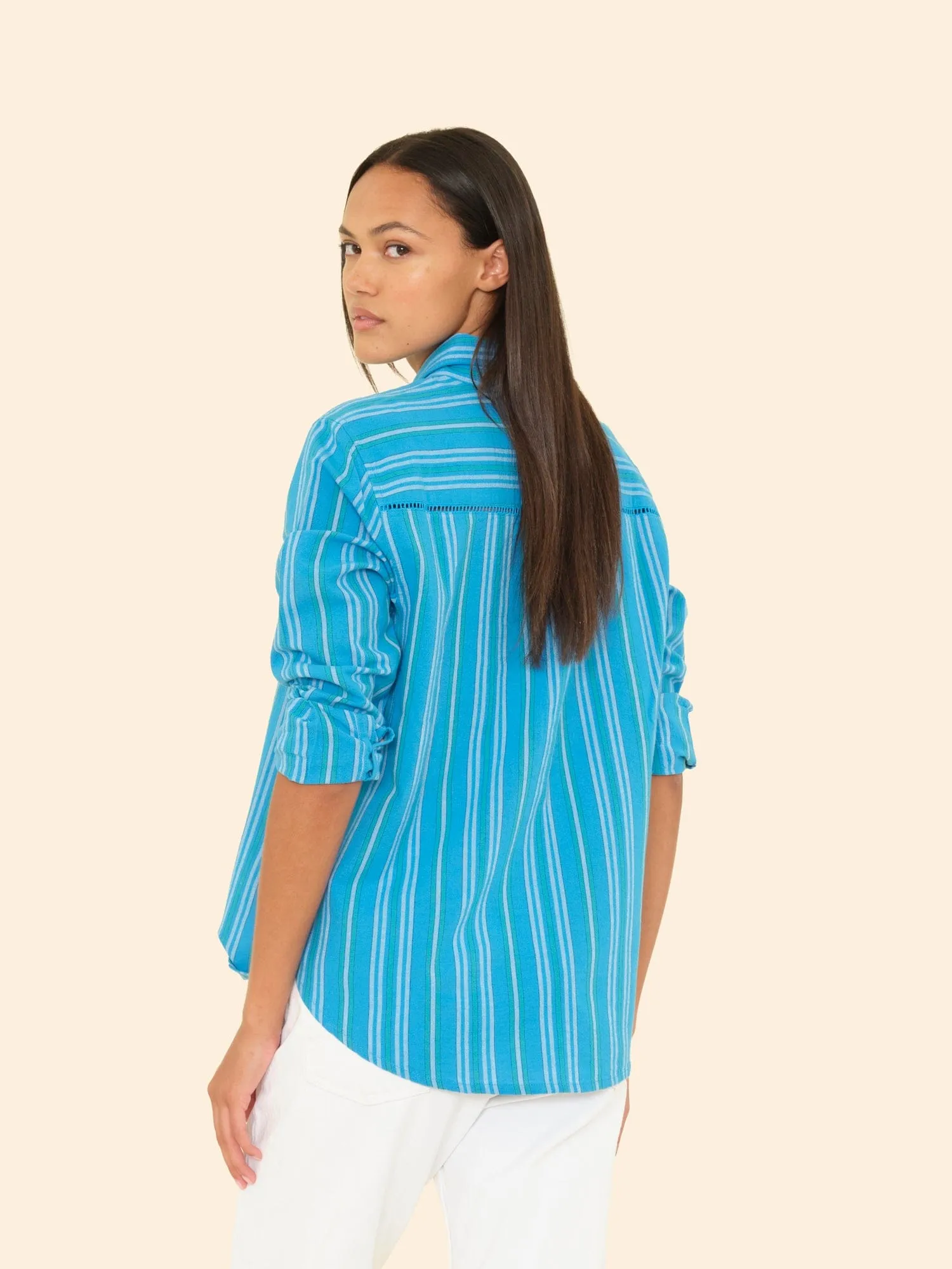 Castaway Blue Scout Shirt sold by XiRENA product image thumbnail 3