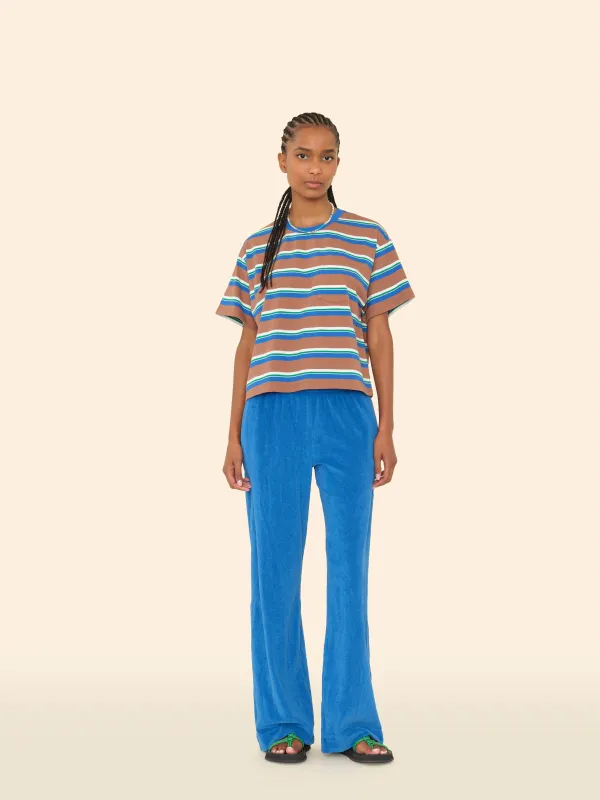 Fiji Blue Delany Terry Sweatpant made by XiRENA
