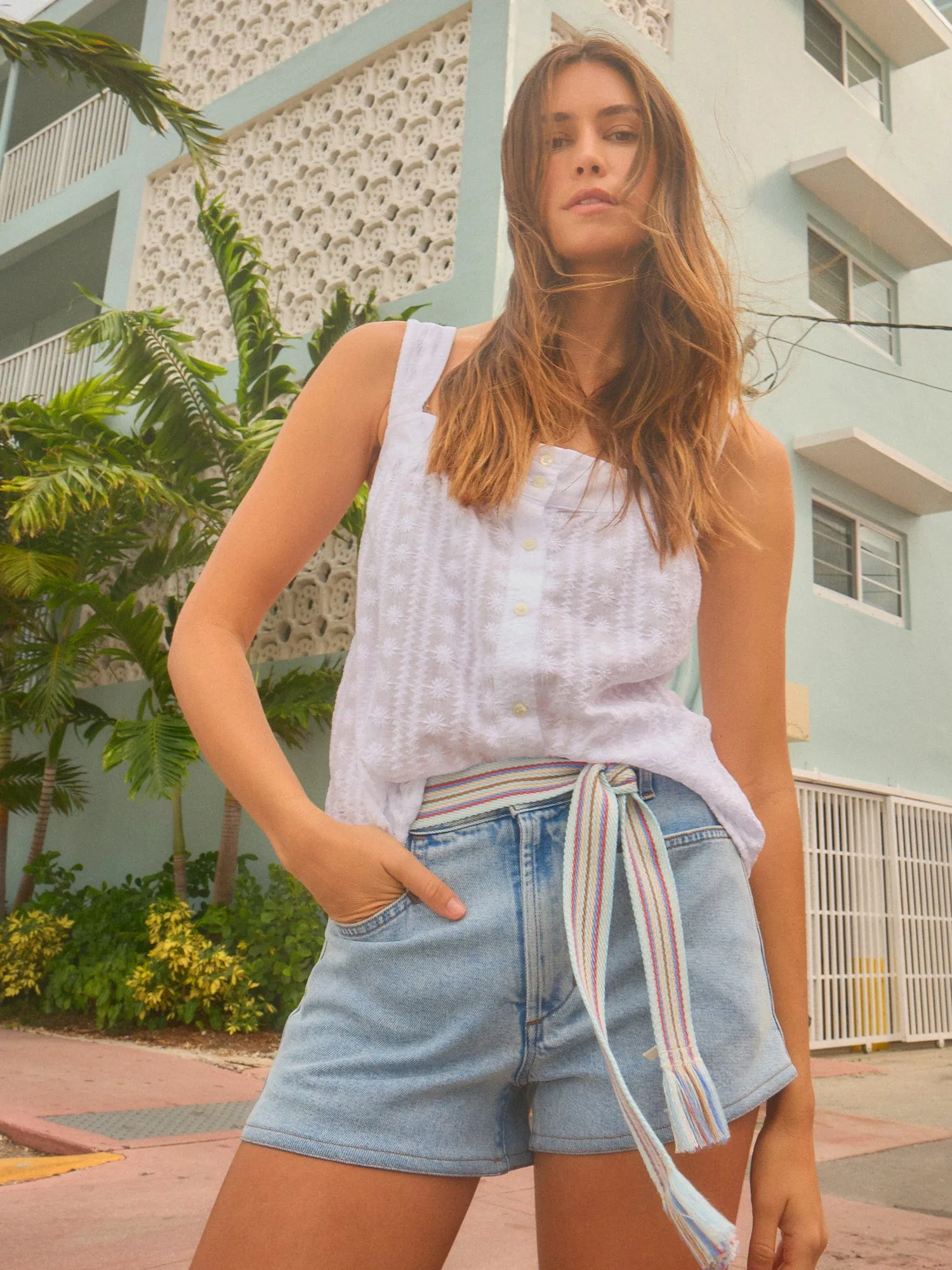 Malibu Blue Renner Denim Short sold by XiRENA product image thumbnail 2