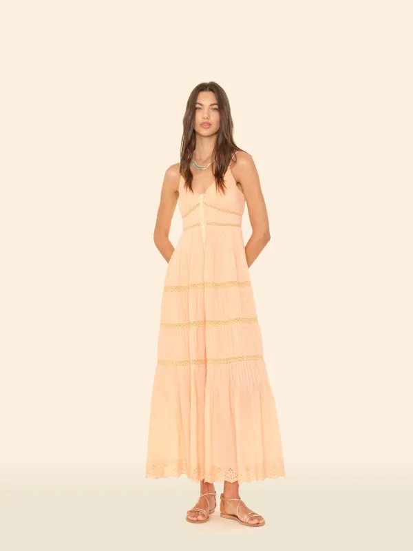 Soft Peach Janis Dress made by XiRENA