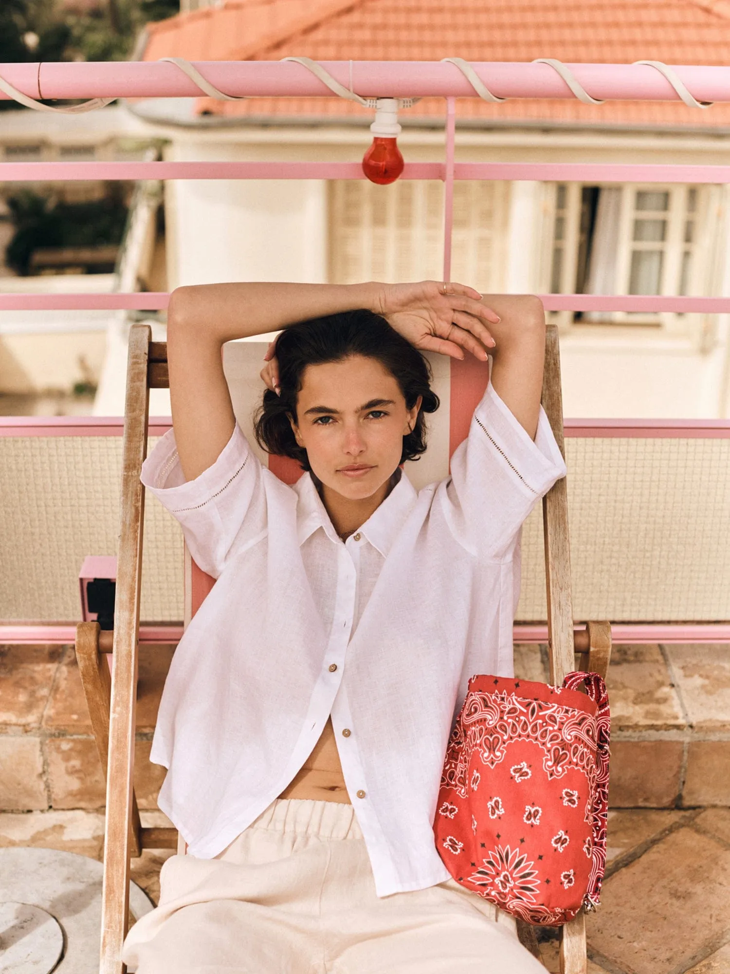 White Hendry Shirt sold by XiRENA product image thumbnail 2