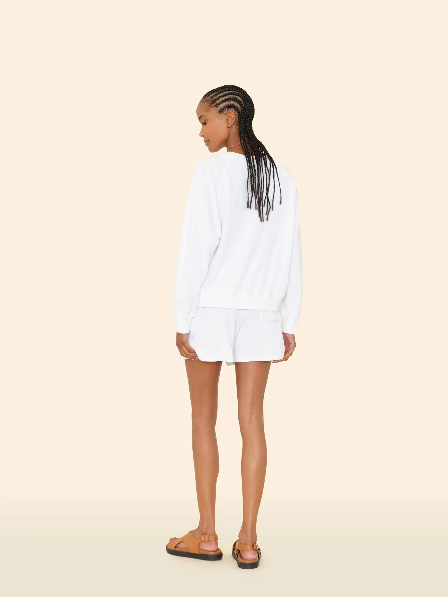 White Shayden Terry Short sold by XiRENA product image thumbnail 2
