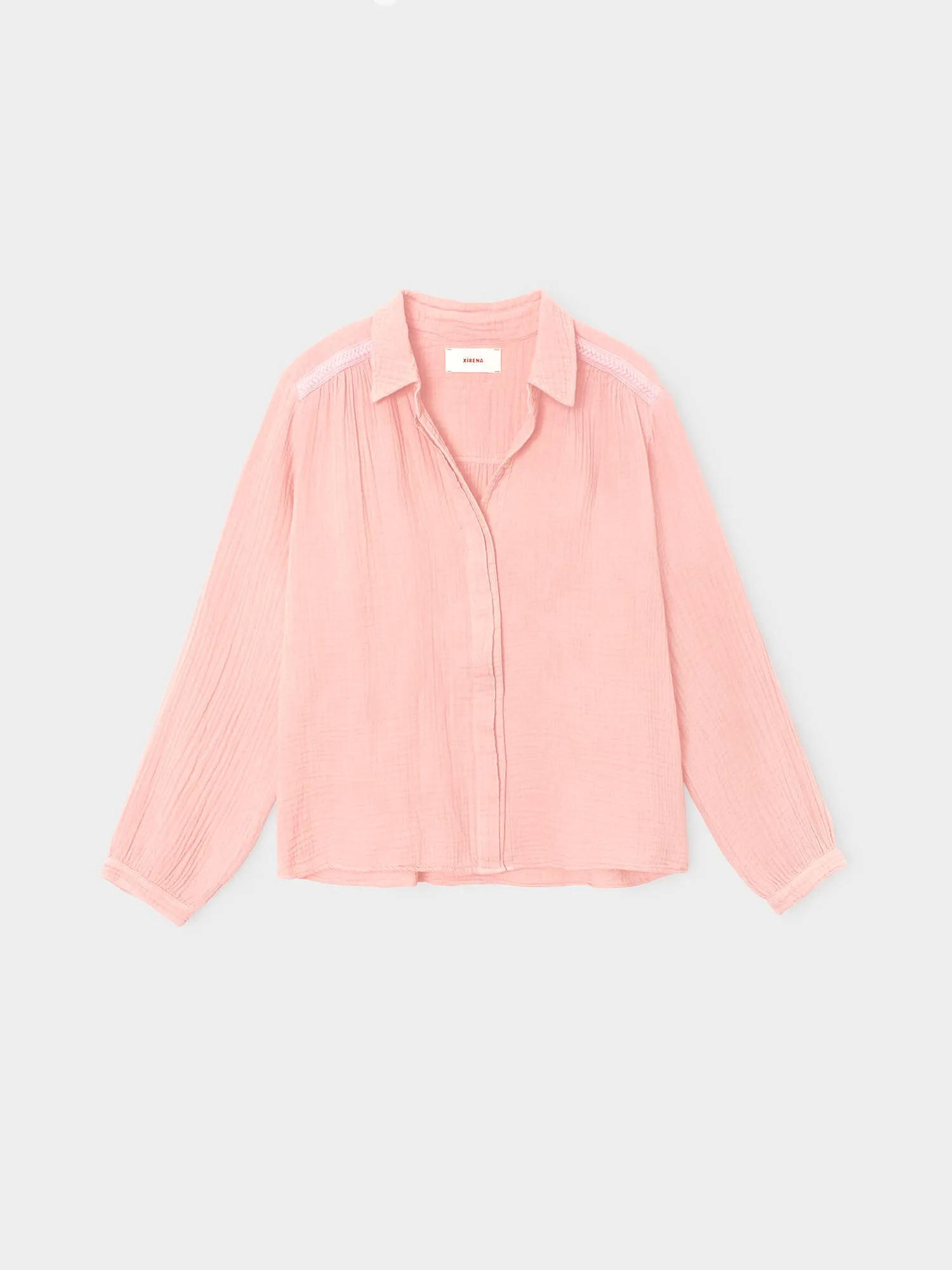 Pink Rose Julianne Shirt sold by XiRENA