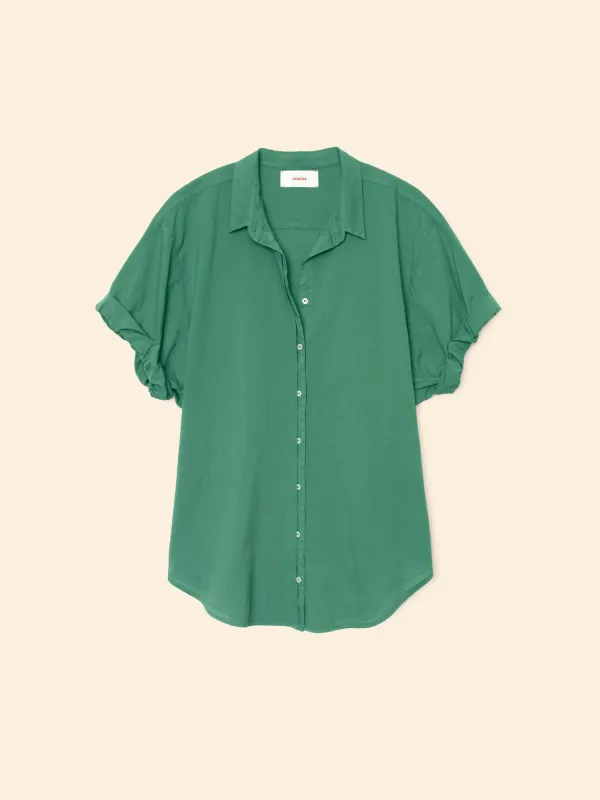 Mint Leaf Channing Shirt made by XiRENA