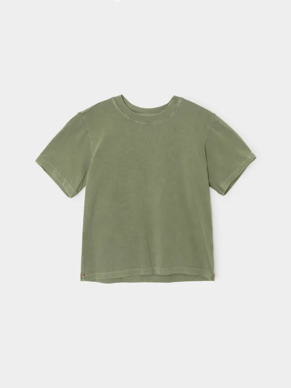 Vintage Olive Leaf Georgy Tee made by XiRENA