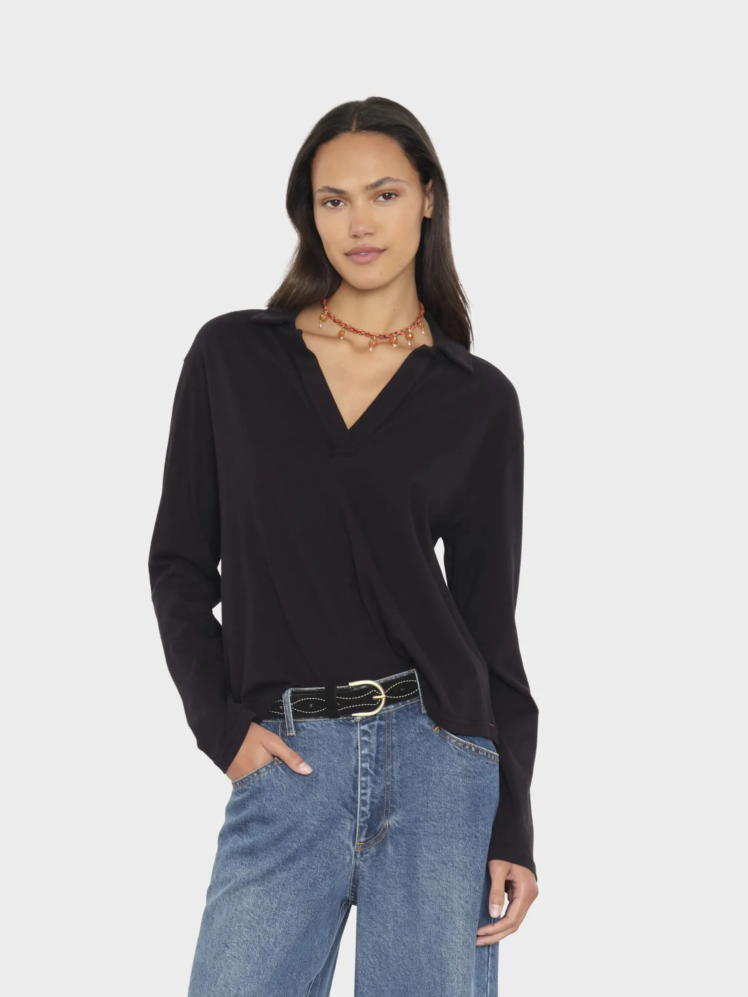 Black Spalding Tee sold by XiRENA