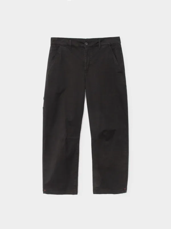 Black Rancho Twill Pant made by XiRENA