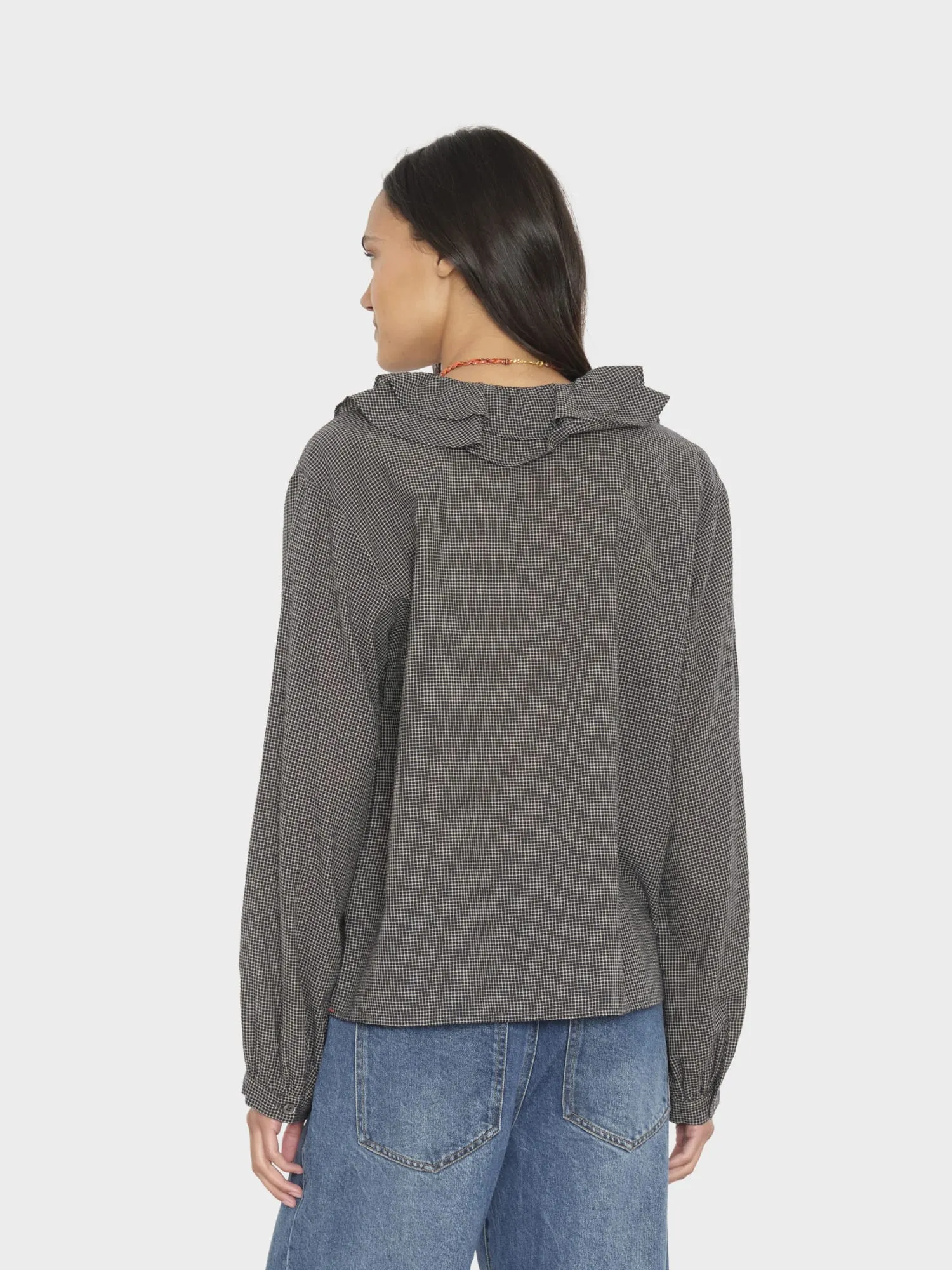 Moonlit Navy Jonna Shirt sold by XiRENA product image thumbnail 2