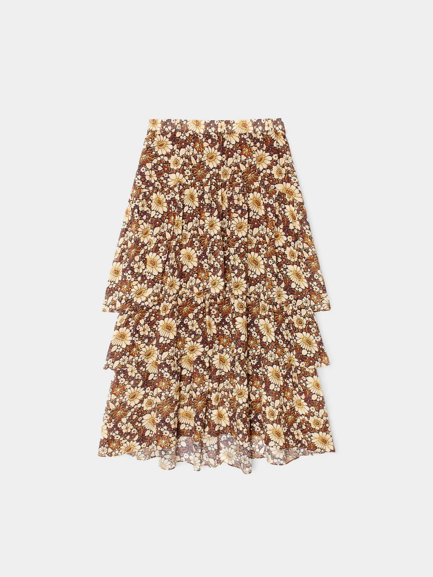 Tawny Brown Gretchen Skirt sold by XiRENA