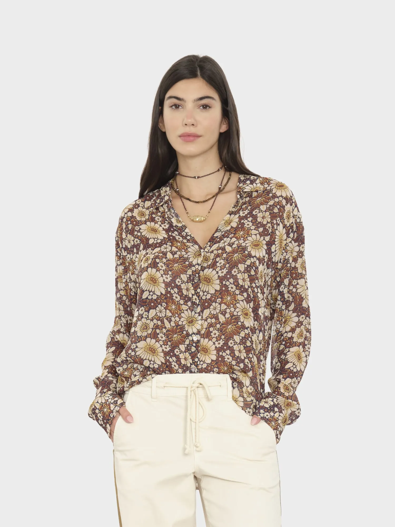 Tawny Brown Beau Shirt sold by XiRENA