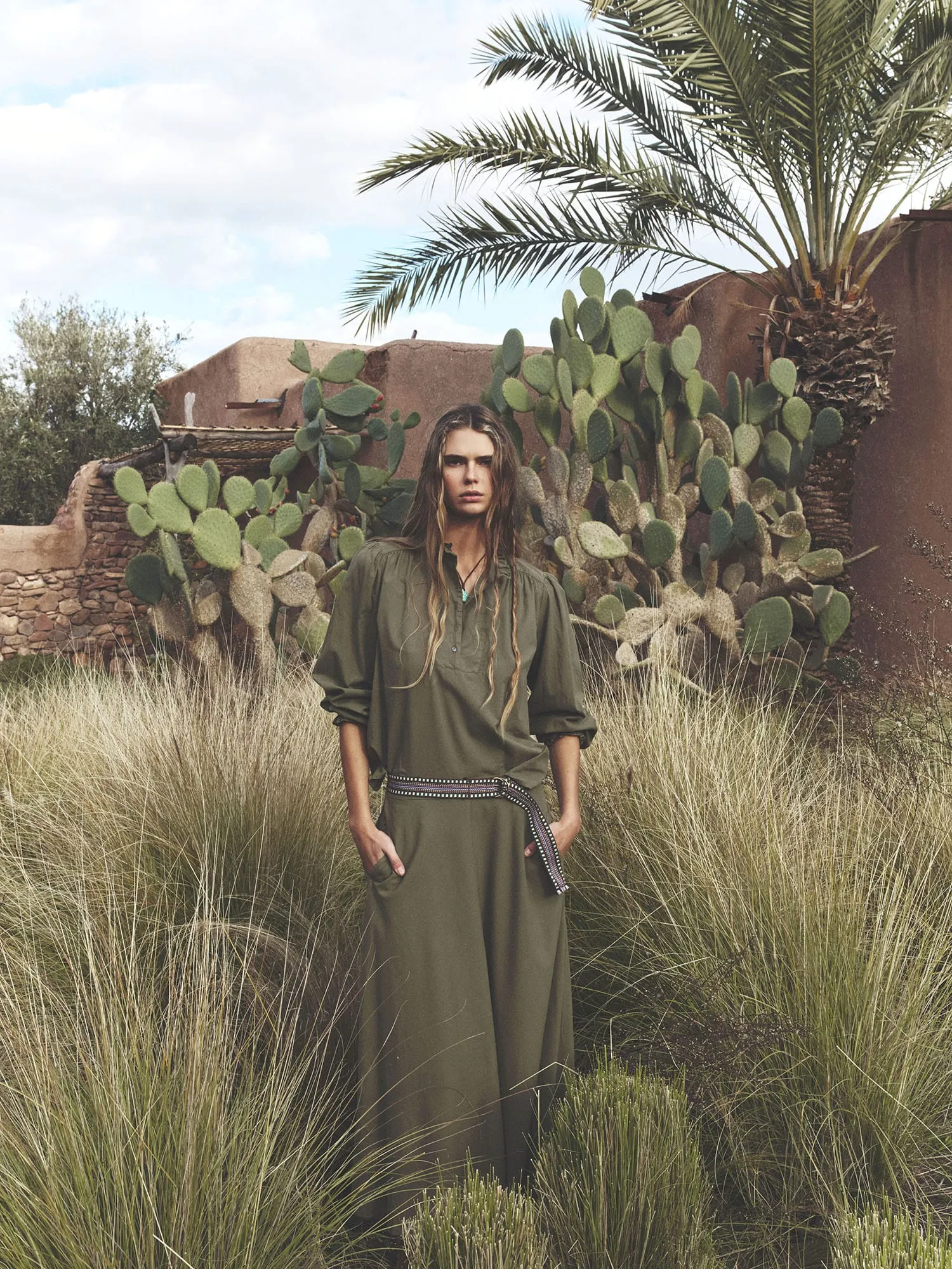 Olive Smoke Stela Skirt sold by XiRENA product image thumbnail 2