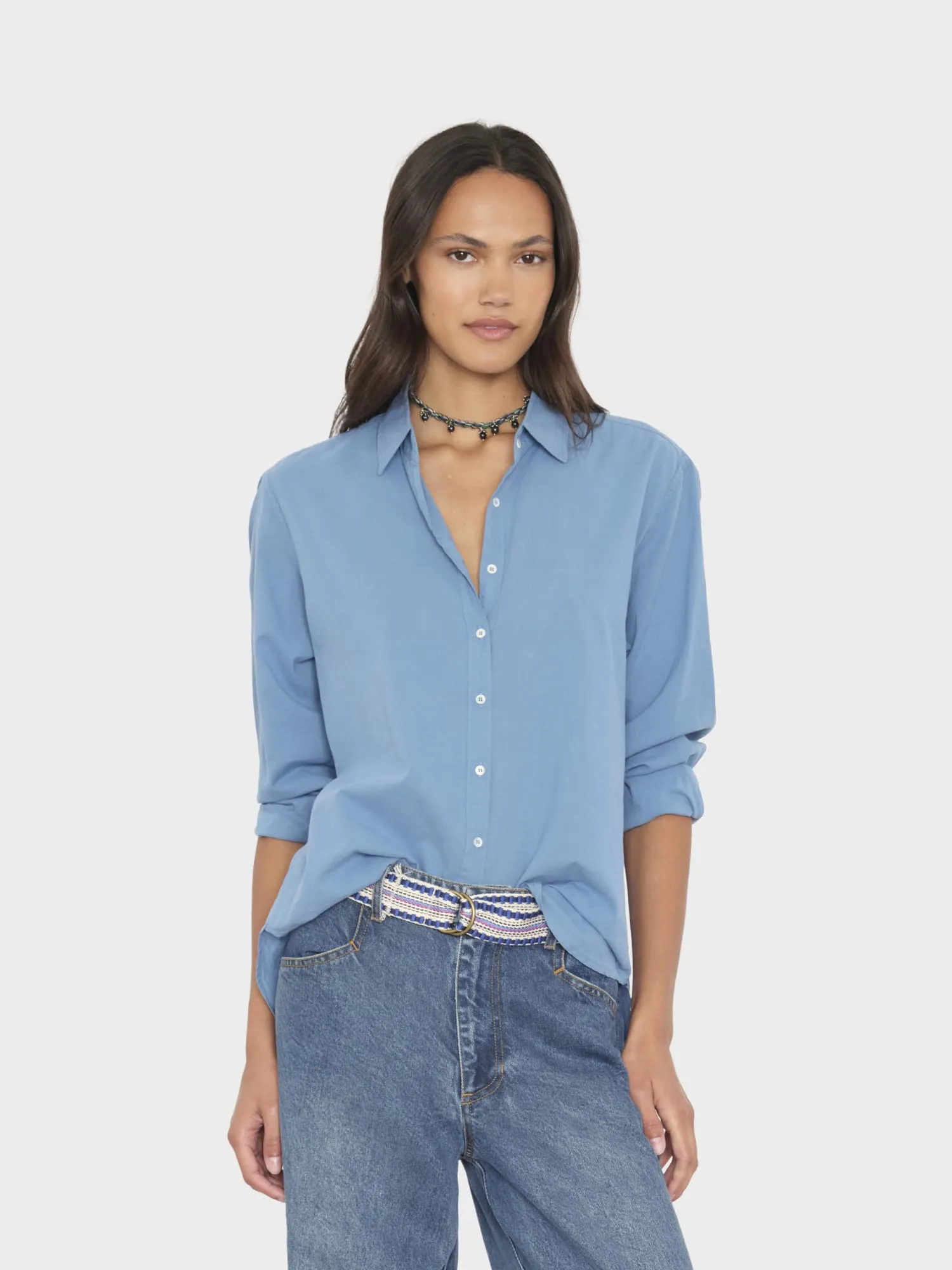 Blue Lark Beau Shirt sold by XiRENA
